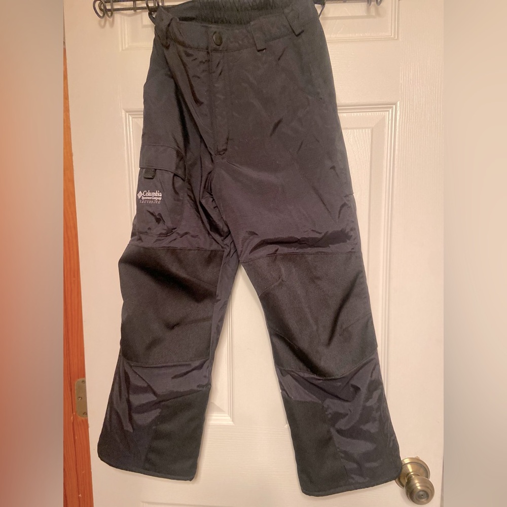 Columbia Boys’ Black Snow Pants - Size 8